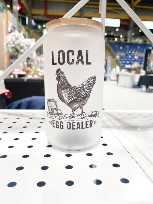 Egg Dealer Glass Can